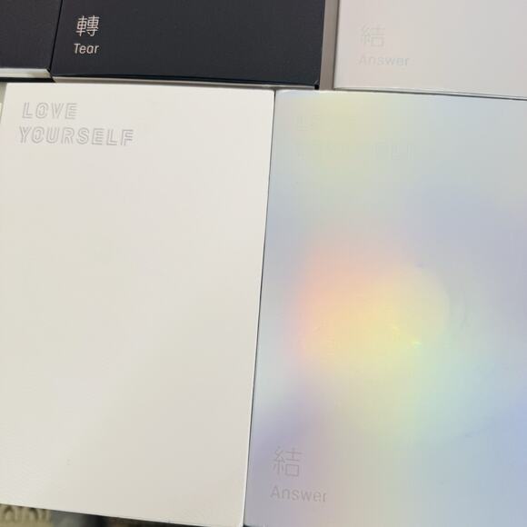 BTS Love Yourself 轉 Tear Y O U Version Her OVE Version & Answer ELF Ver CD Lot - Picture 6 of 7